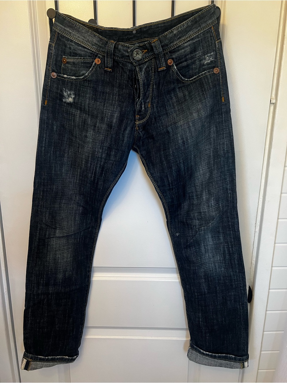 LEE Selvedge Men's Dark Blue X-line Jeans